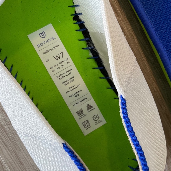 ROTHY’S The Original Slip On Sneaker White Size 7 - Picture 5 of 6